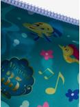 Loungefly Disney The Little Mermaid Under The Sea Nylon Wrist Wallet, , alternate