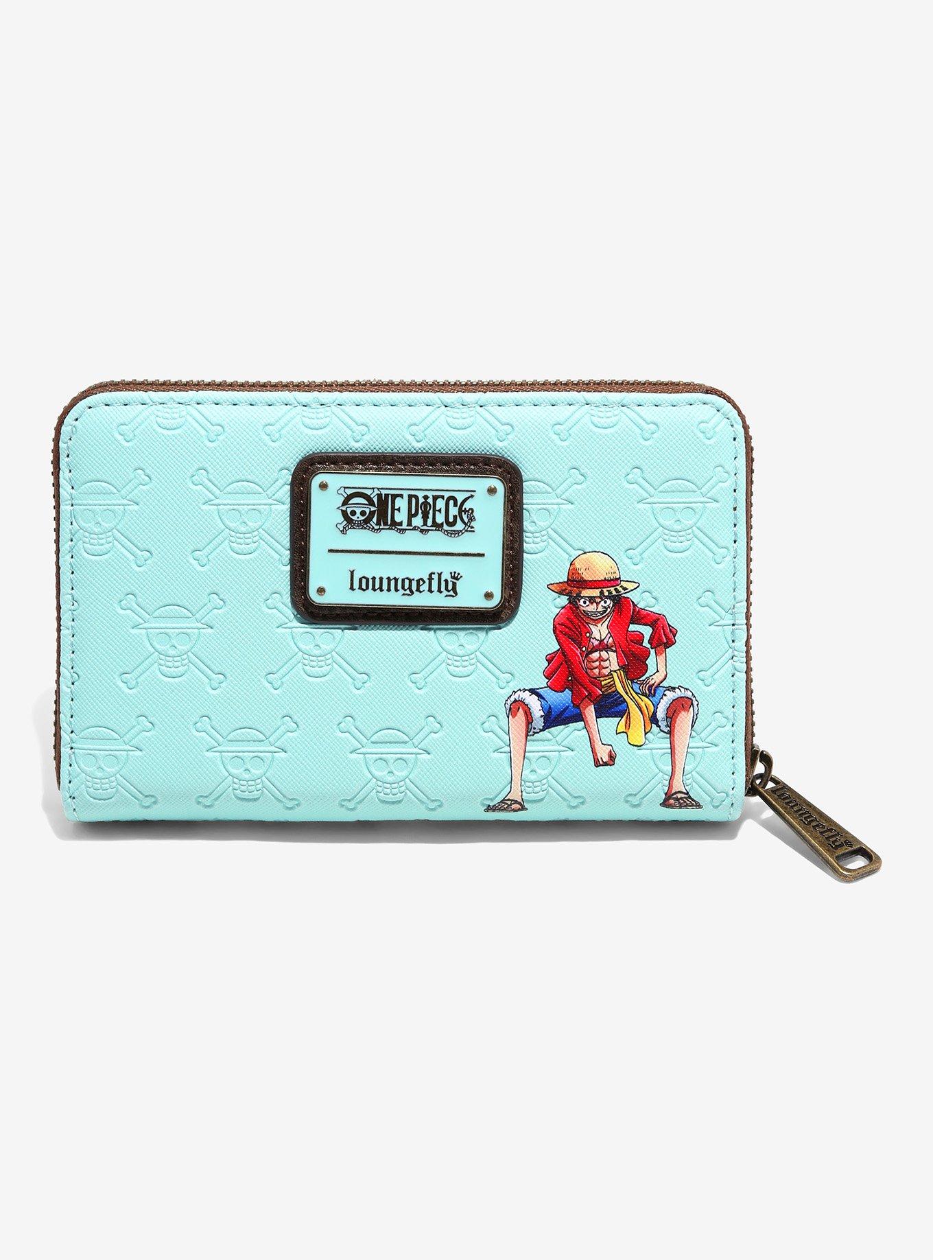 Loungefly One Piece Straw Hat Crew Zipper Wallet, , alternate