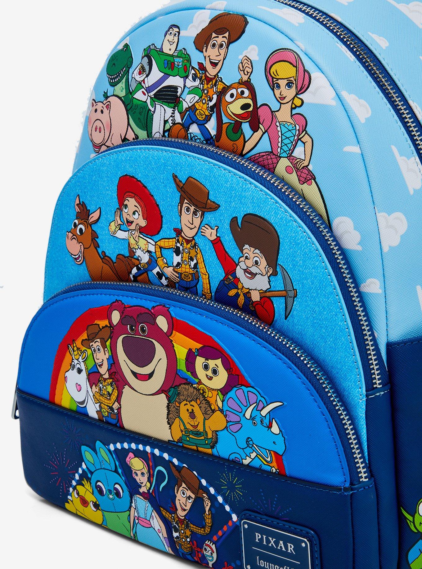 Loungefly Disney Pixar Toy Story Tiered Mini Backpack, , alternate