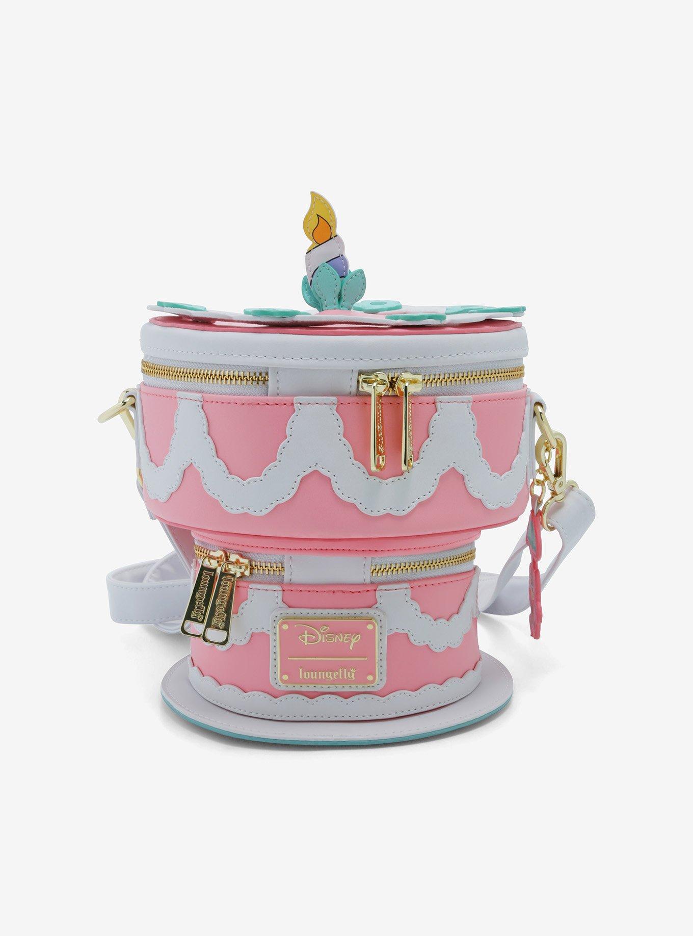Loungefly Disney Alice In Wonderland Unbirthday Cake Crossbody Bag, , alternate