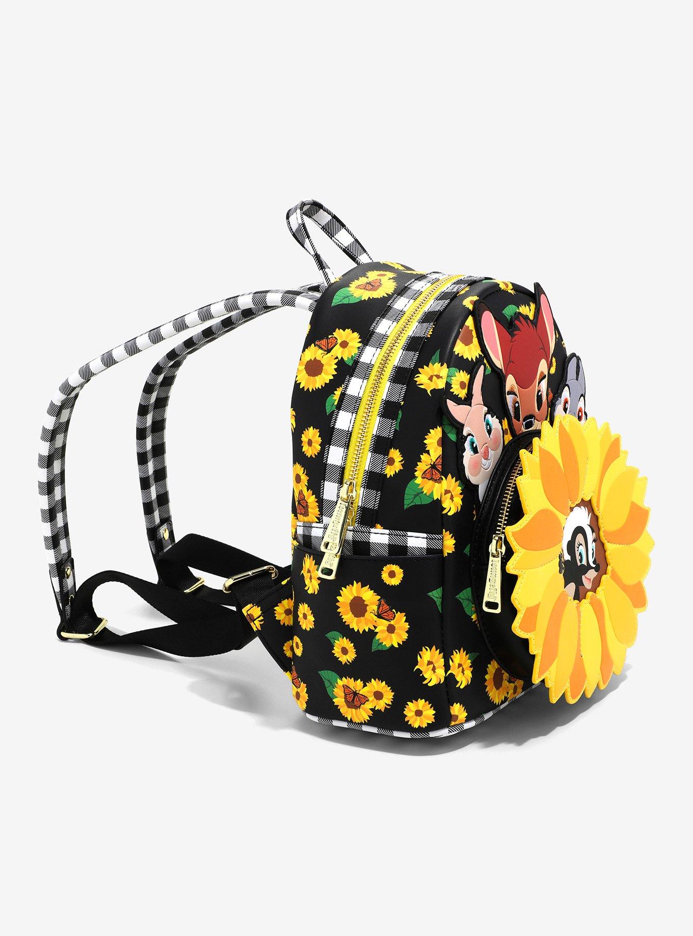 Loungefly Disney Bambi Sunflower Mini Backpack, , alternate