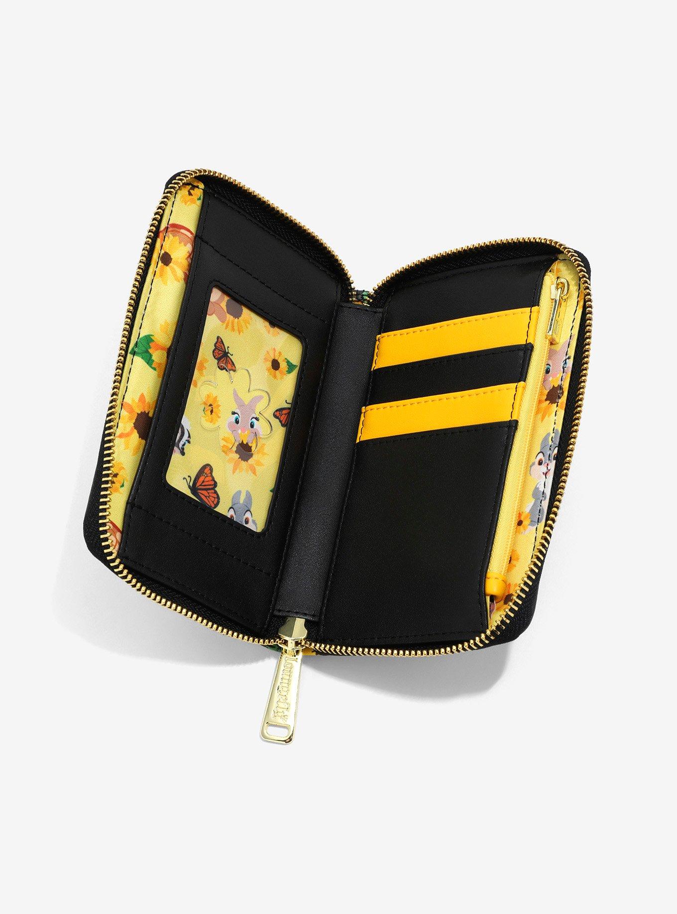 Loungefly Disney Bambi Sunflower Zipper Wallet, , alternate