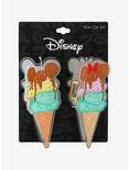 Disney Mickey & Minnie Mouse Ice Cream Claw Clip Set - BoxLunch Exclusive, , alternate