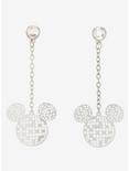 Disney Mickey Mouse Disco Ball Charm Earrings - BoxLunch Exclusive, , alternate
