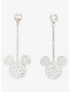Disney Mickey Mouse Disco Ball Charm Earrings - BoxLunch Exclusive, , hi-res