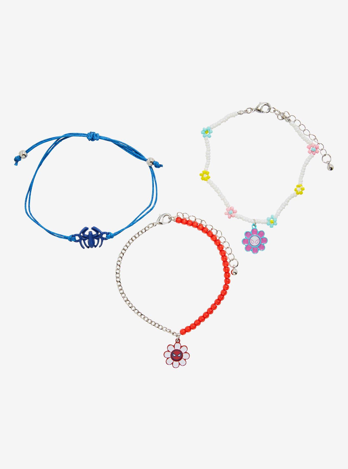 Marvel Spider-Man Flower Mask Bracelet Set, , hi-res