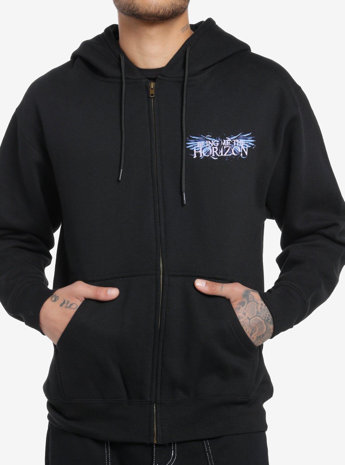 Bring Me The Horizon Wings Hoodie, BLACK, alternate