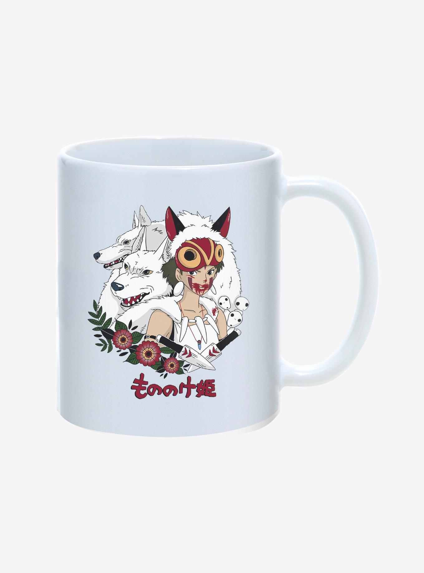 Studio Ghibli Princess Mononoke Wolf Princess 11 oz Mug, , alternate