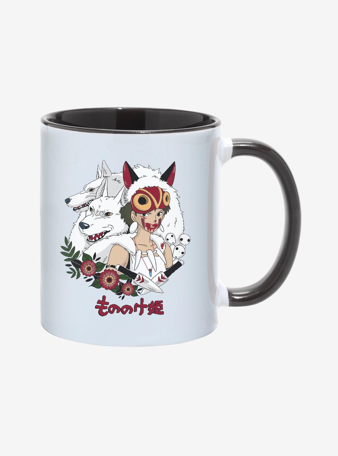 Studio Ghibli Princess Mononoke Wolf Princess 11 oz Mug, , alternate