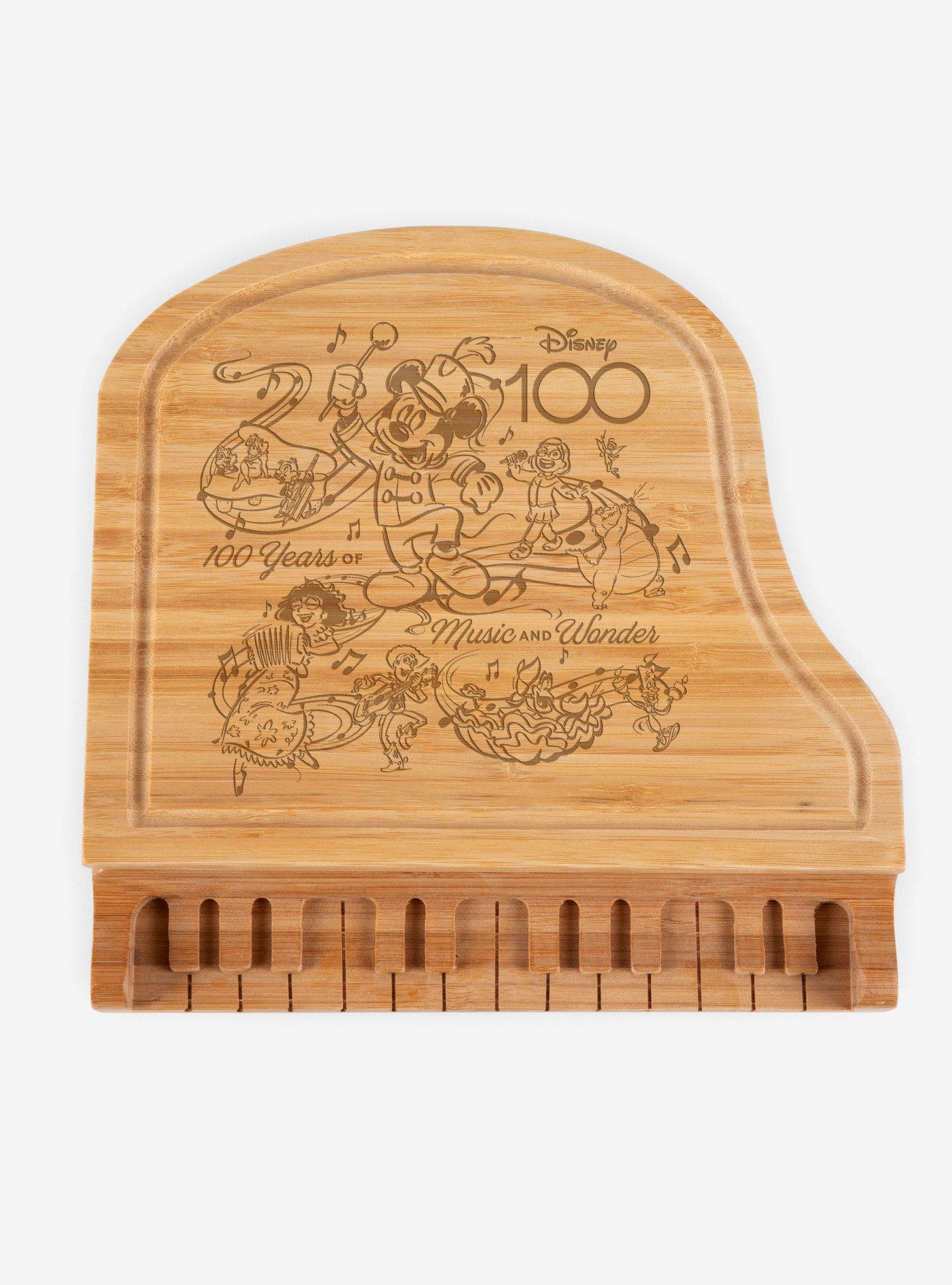 Disney100 Mickey Mouse Piano Cheese Cutting Board & Tools Set, , alternate