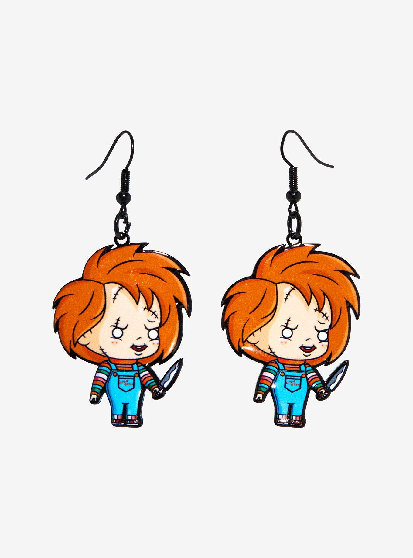 Child's Play Chibi Chucky Drop Earrings, , alternate