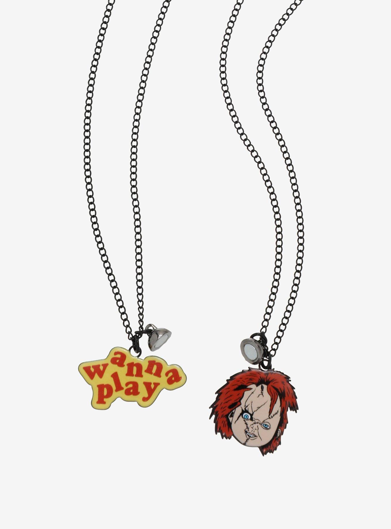 Child's Play Chucky Wanna Play Best Friend Necklace Set, , alternate