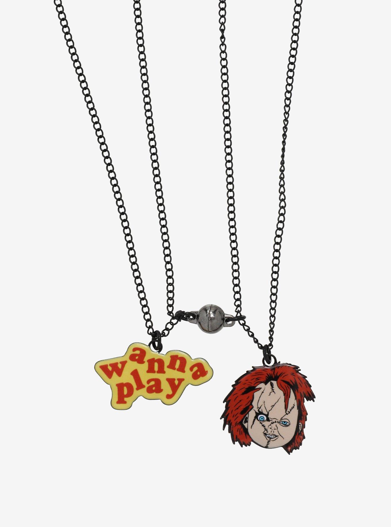 Child's Play Chucky Wanna Play Best Friend Necklace Set, , alternate