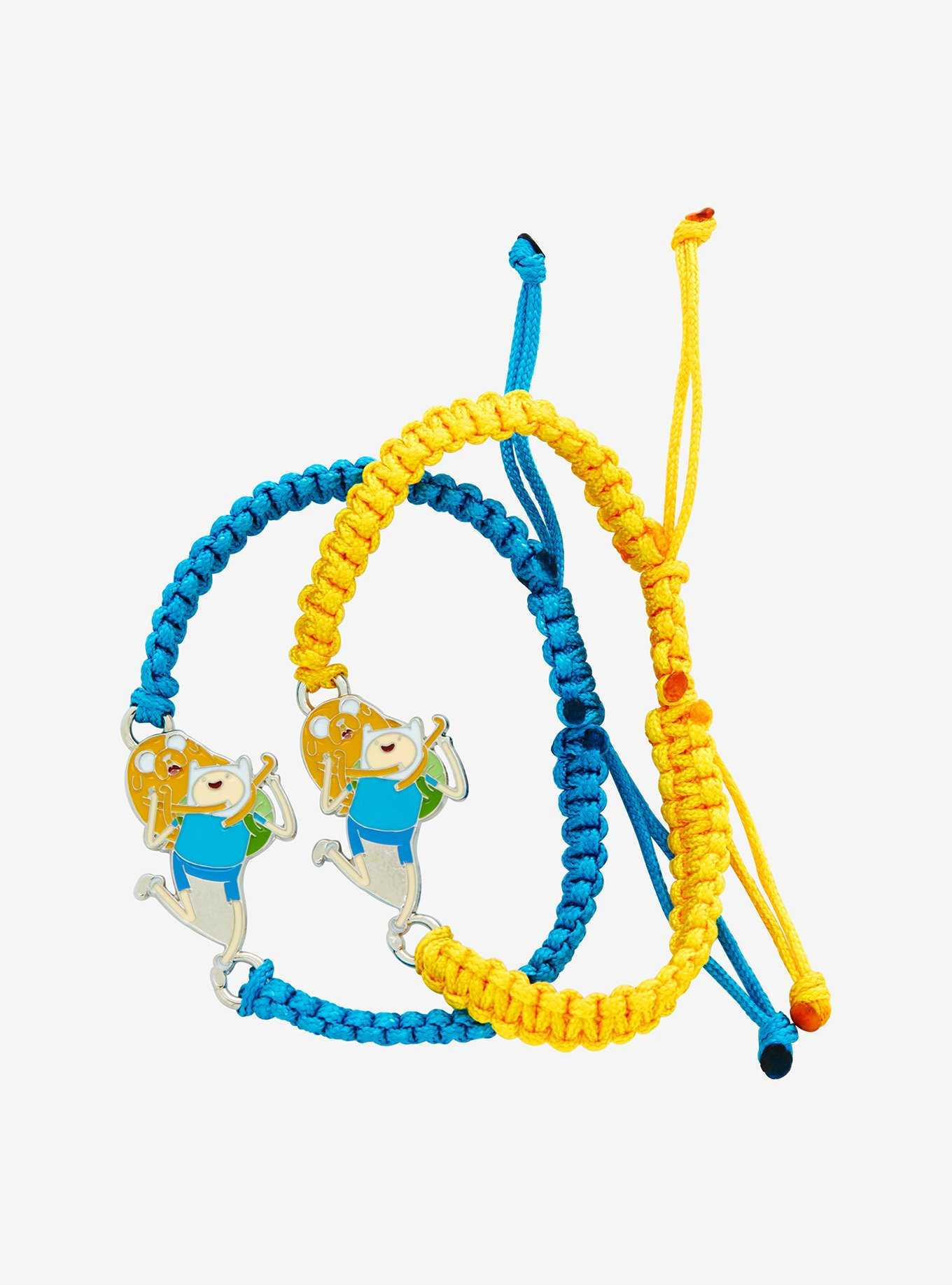 Adventure Time Finn & Jake Best Friend Cord Bracelet Set, , hi-res