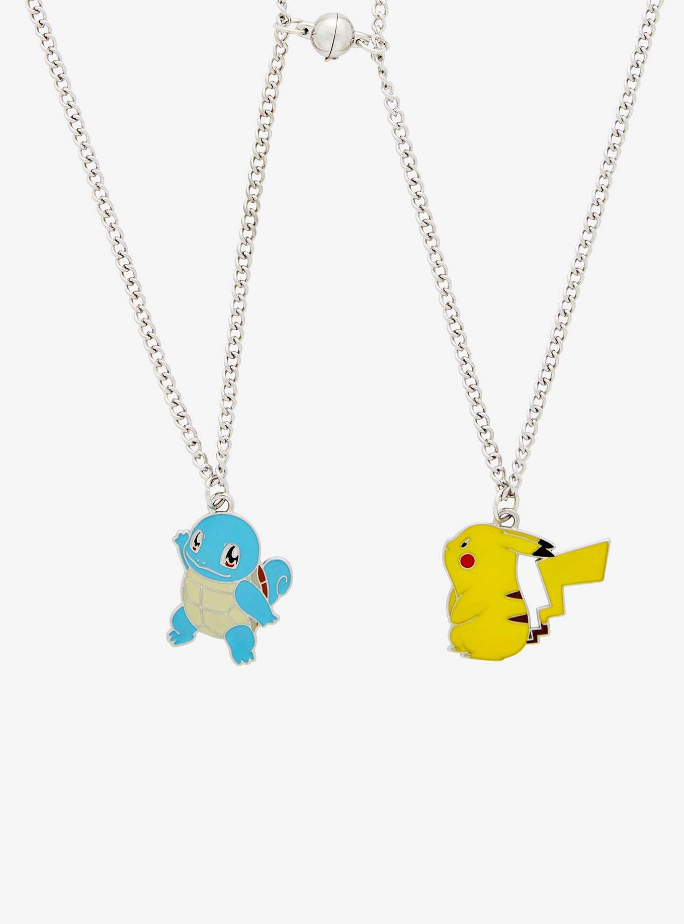 Pokemon Pikachu & Squirtle Best Friend Necklace Set, , hi-res