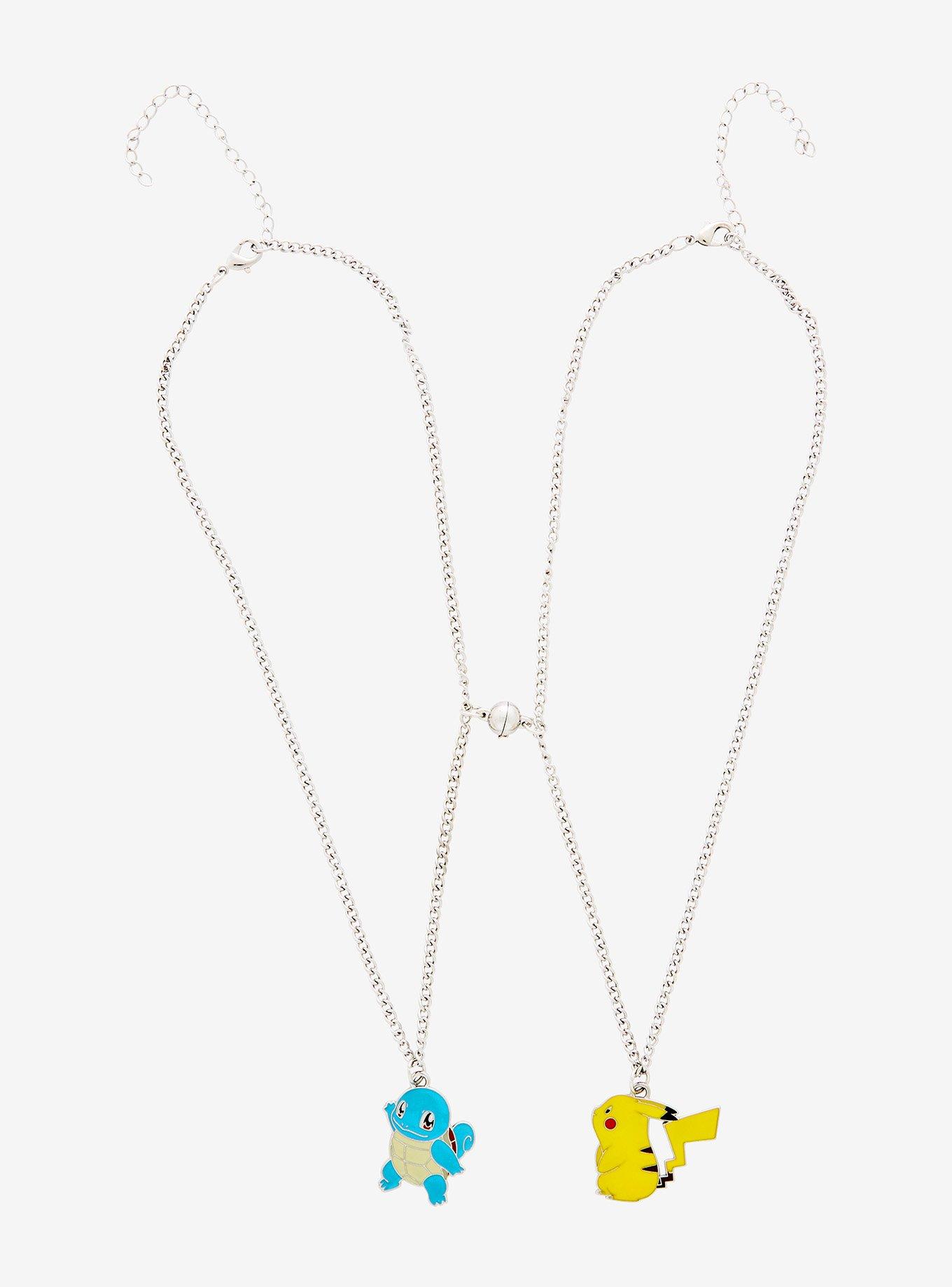 Pokemon Pikachu & Squirtle Best Friend Necklace Set, , alternate