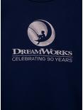 DreamWorks 30th Anniversary Metallic Logo Crewneck — BoxLunch Exclusive, NAVY, alternate