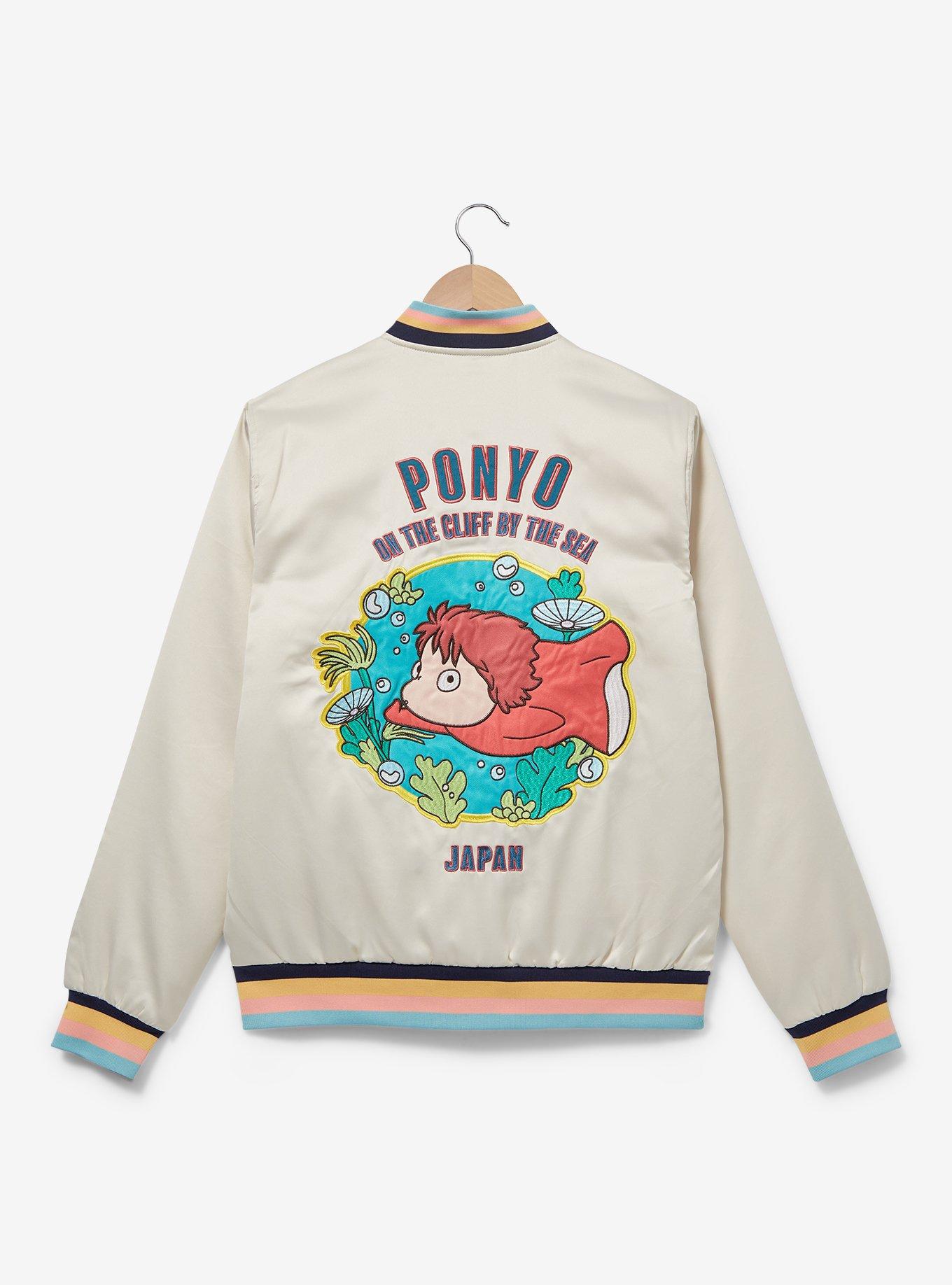 Studio Ghibli Ponyo Portrait Bomber Jacket - BoxLunch Exclusive, , alternate