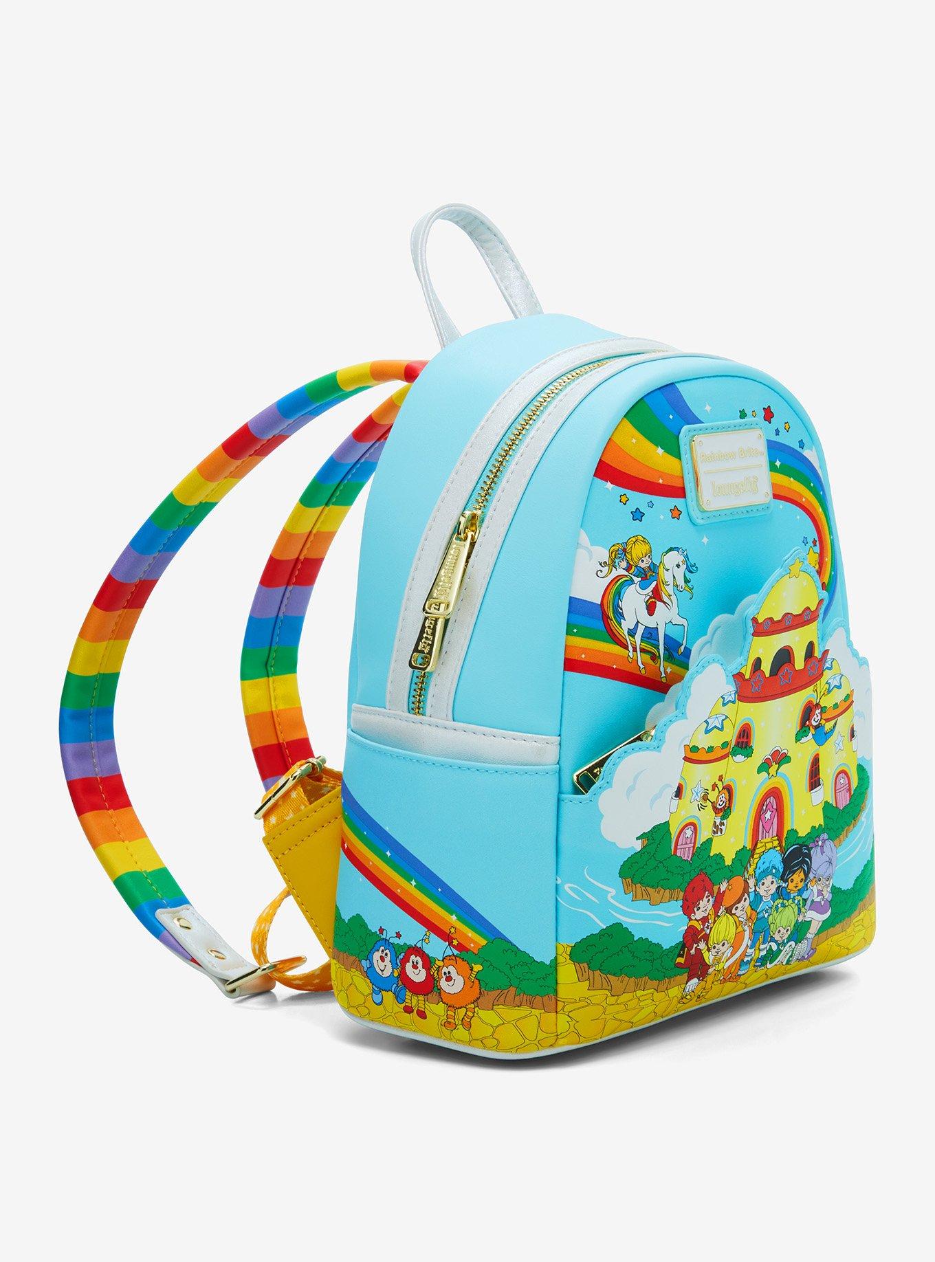 Loungefly Rainbow Brite Color Castle Mini Backpack, , alternate