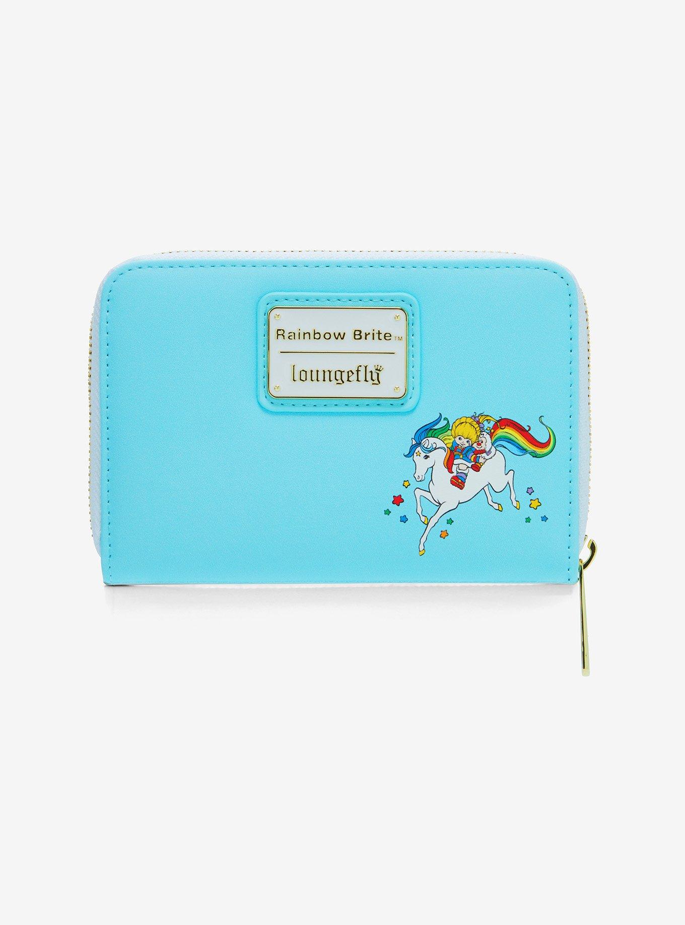 Loungefly Rainbow Brite Color Castle Mini Zipper Wallet, , alternate