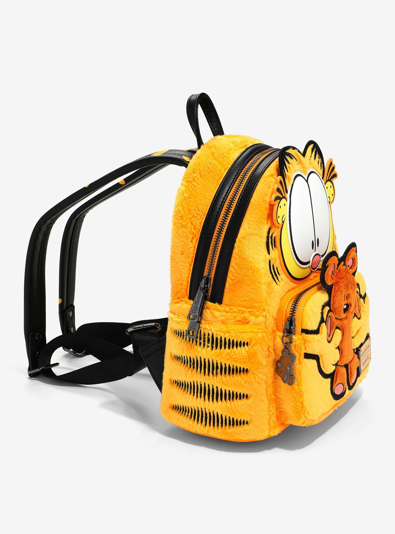 Loungefly Garfield & Pooky Fuzzy Mini Backpack, , alternate