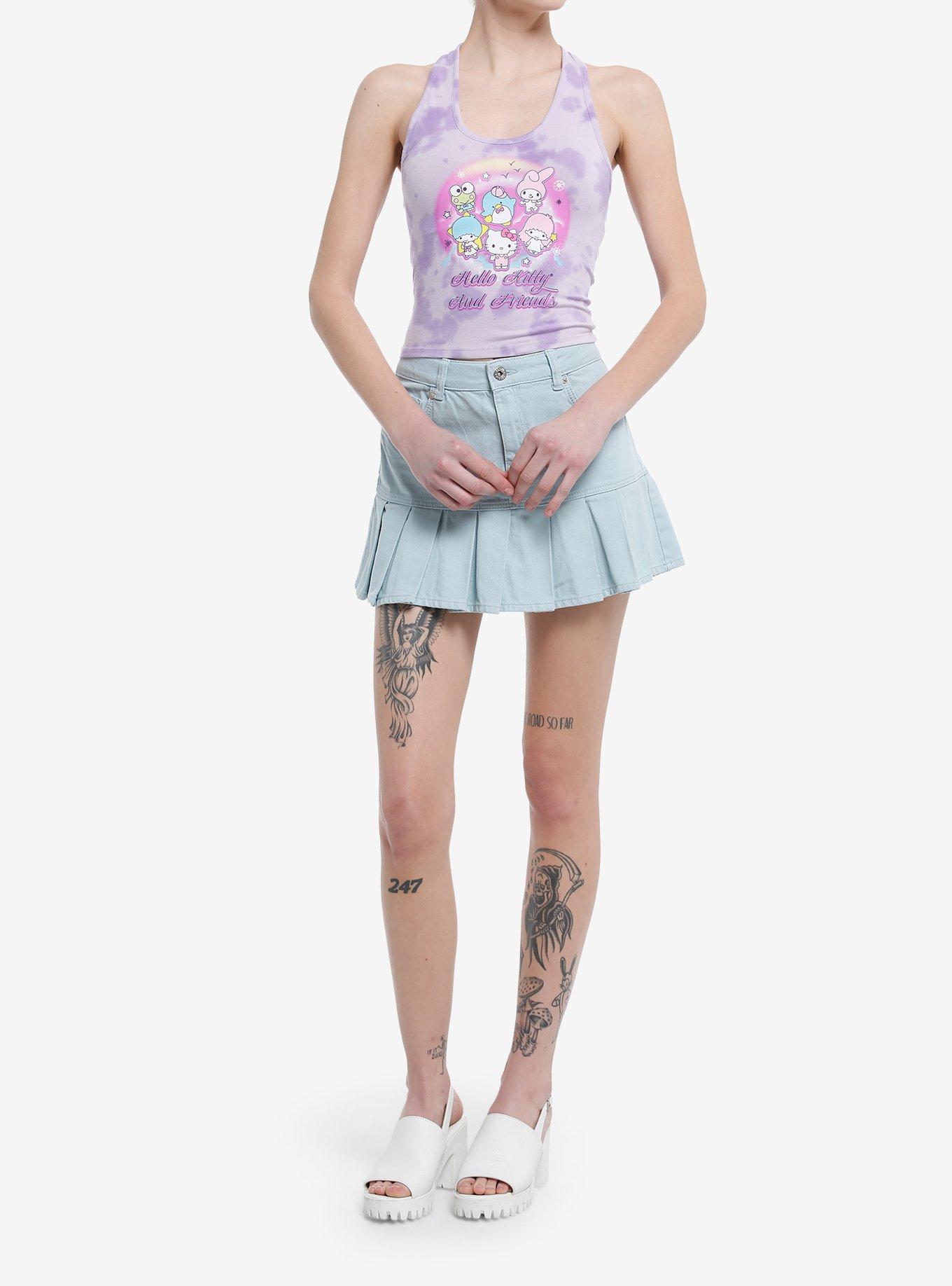Hello Kitty And Friends Group Tie-Dye Girls Halter Top