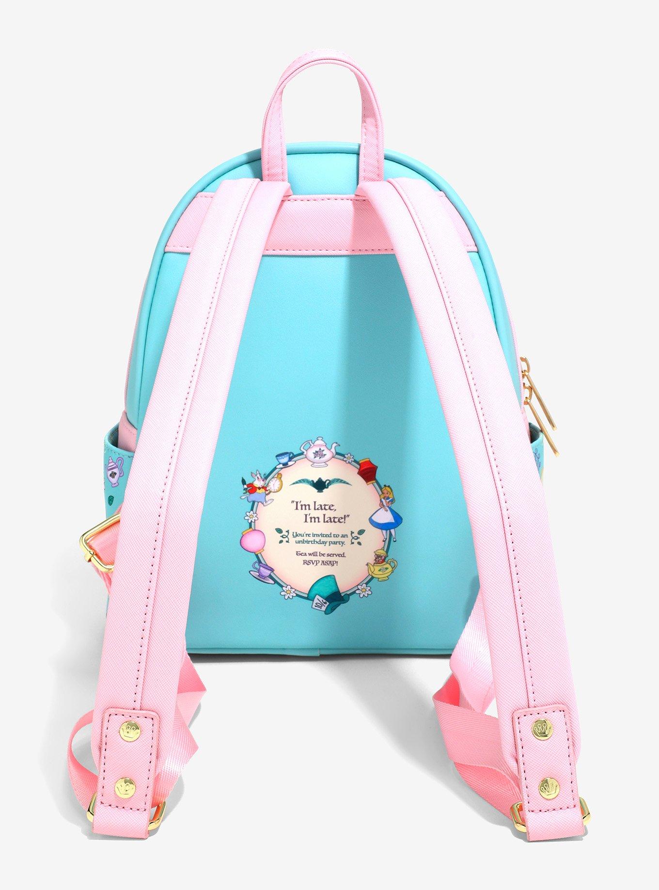 Loungefly Disney Alice in Wonderland Mad Hatter and March Hare Tea Party Mini Backpack — BoxLunch Exclusive