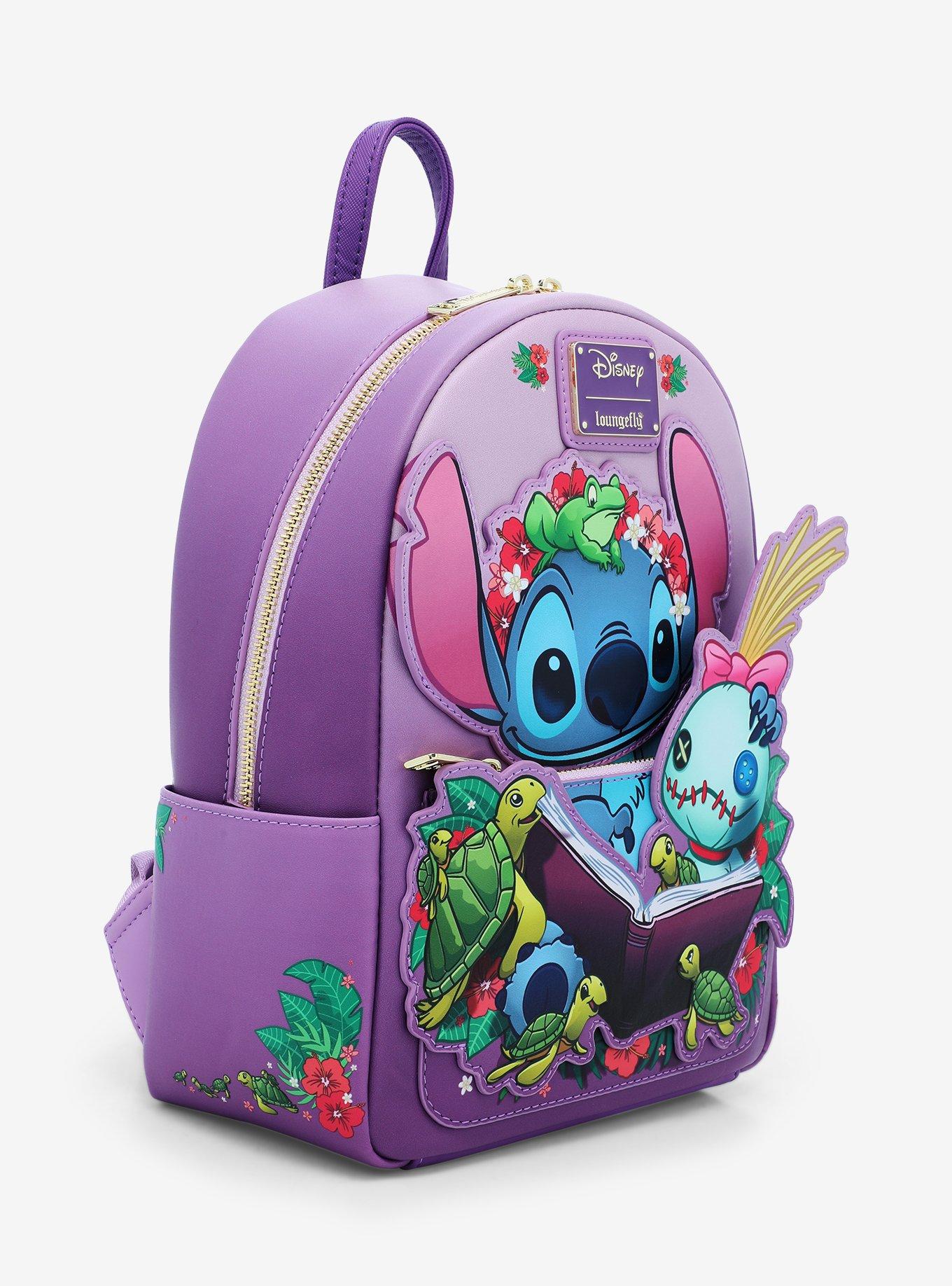 Loungefly Disney Lilo & Stitch Scrump Reading Mini Backpack - BoxLunch Exclusive, , hi-res