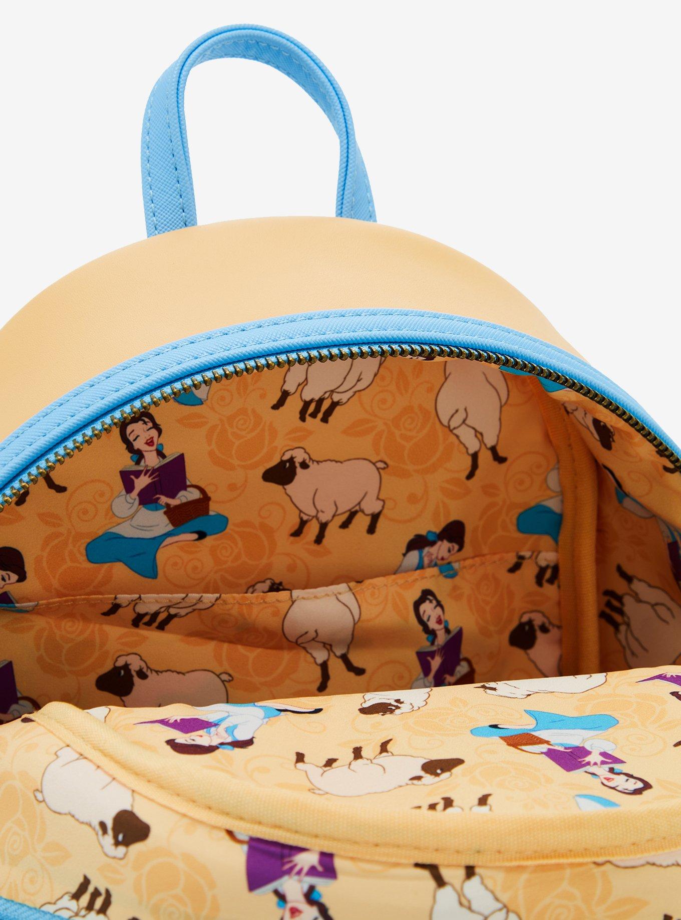 Loungefly Disney Beauty and the Beast Belle Sheep Fountain Mini Backpack &mdash; BoxLunch Exclusive, , alternate