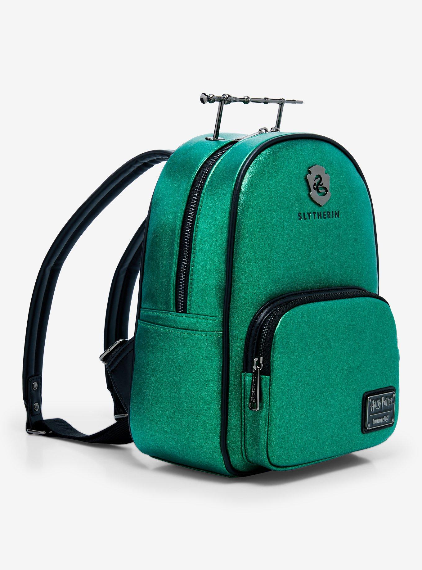 Loungefly Harry Potter Slytherin Elder Wand Mini Backpack — BoxLunch Exclusive, , alternate