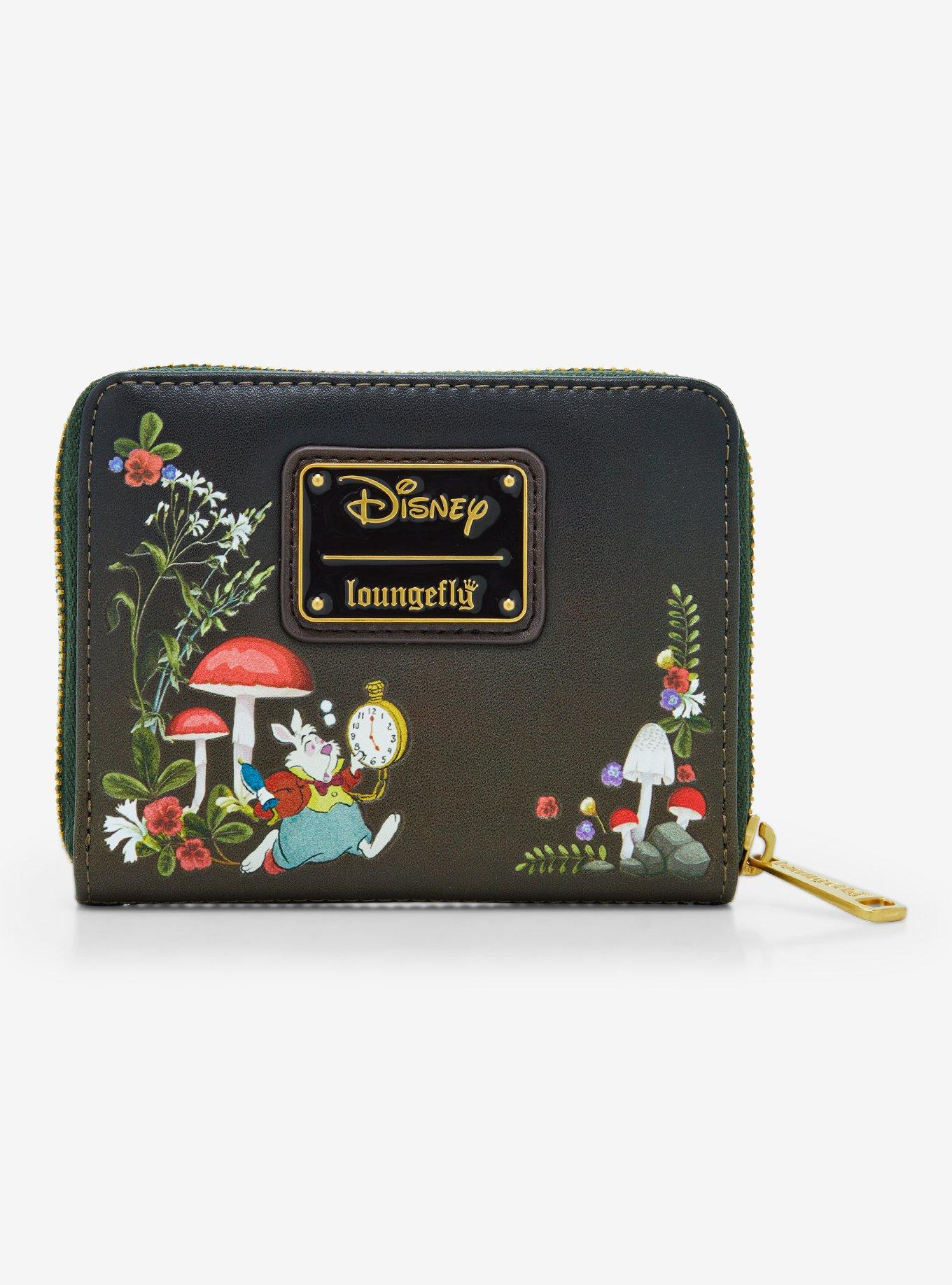 Loungefly Disney Alice in Wonderland Alice Mushrooms Zip Wallet &mdash; BoxLunch Exclusive, , alternate