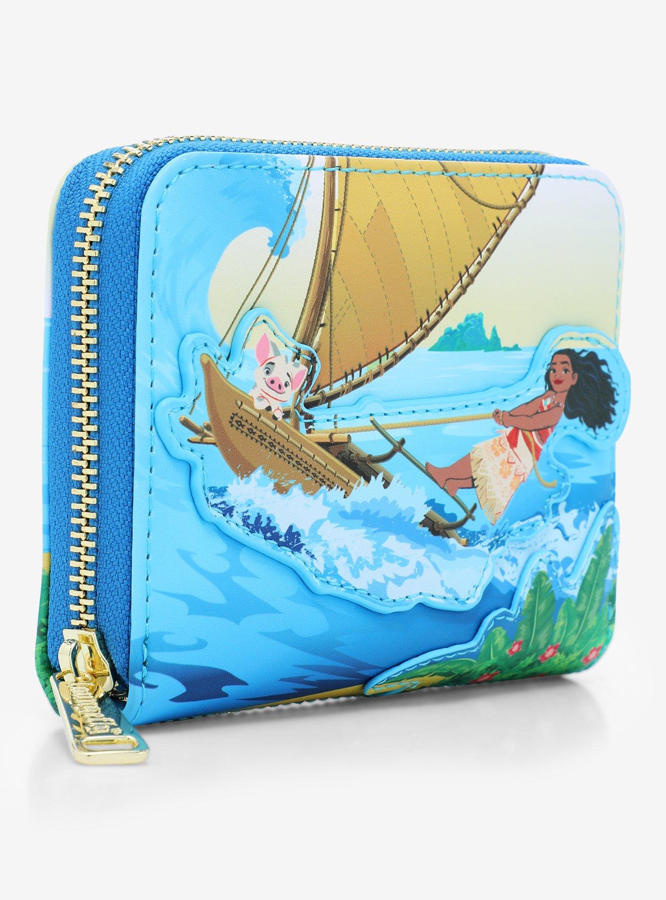 Loungefly Disney Moana Pua Canoe Wallet, , alternate