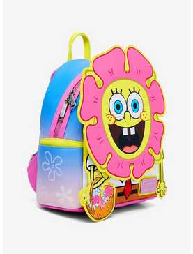 Loungefly SpongeBob SquarePants Flower Face Mini Backpack — BoxLunch Exclusive, , hi-res