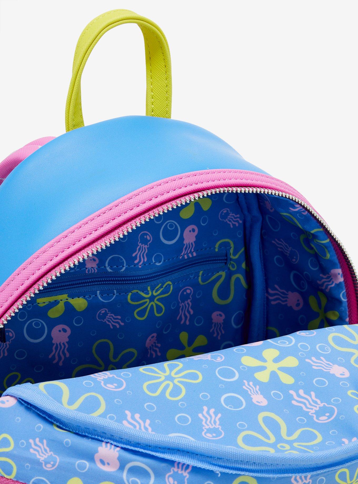 Loungefly SpongeBob SquarePants Flower Face Mini Backpack &mdash; BoxLunch Exclusive, , alternate