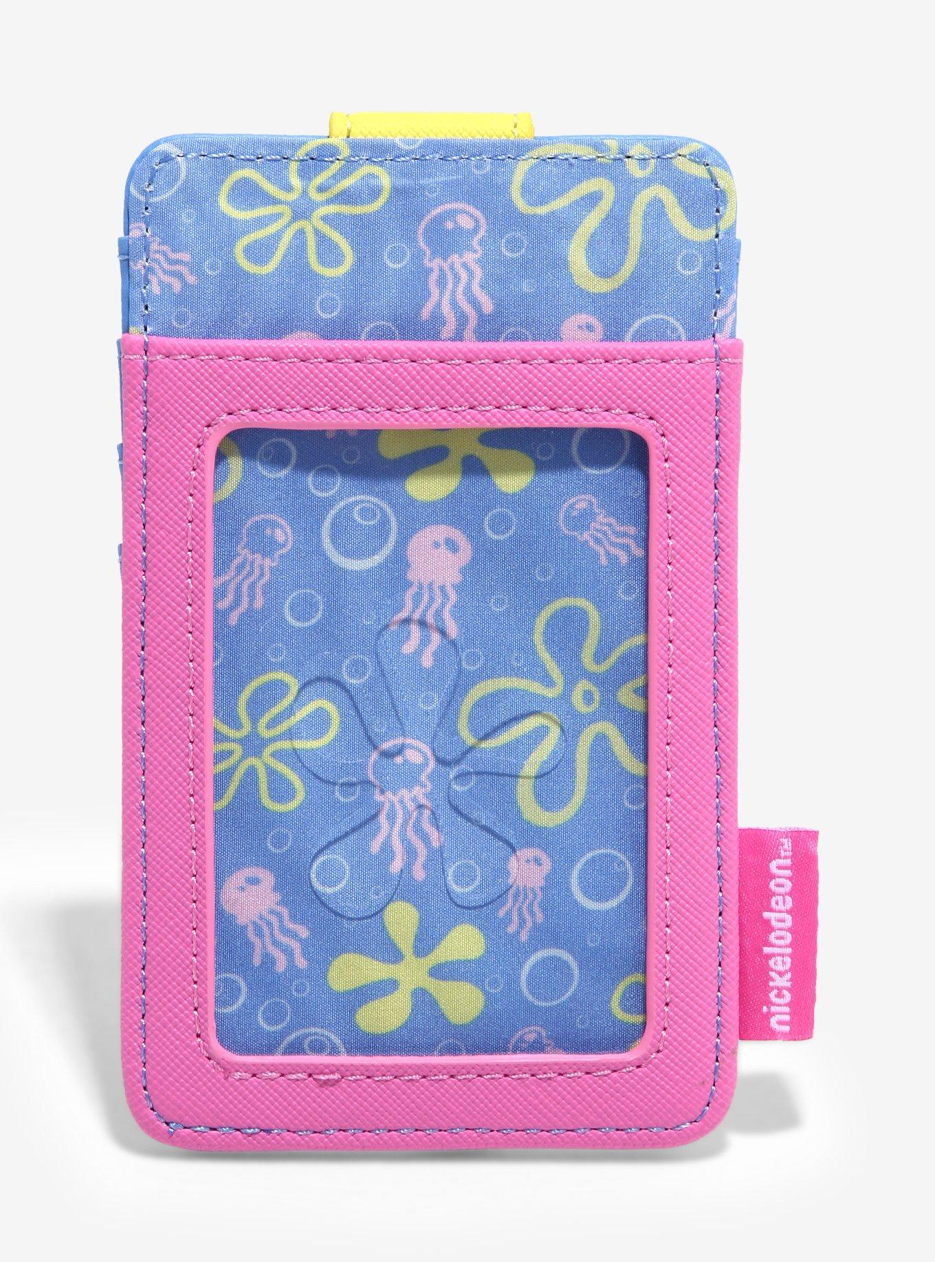 SpongeBob SquarePants Floral Face Cardholder &mdash; BoxLunch Exclusive, , alternate