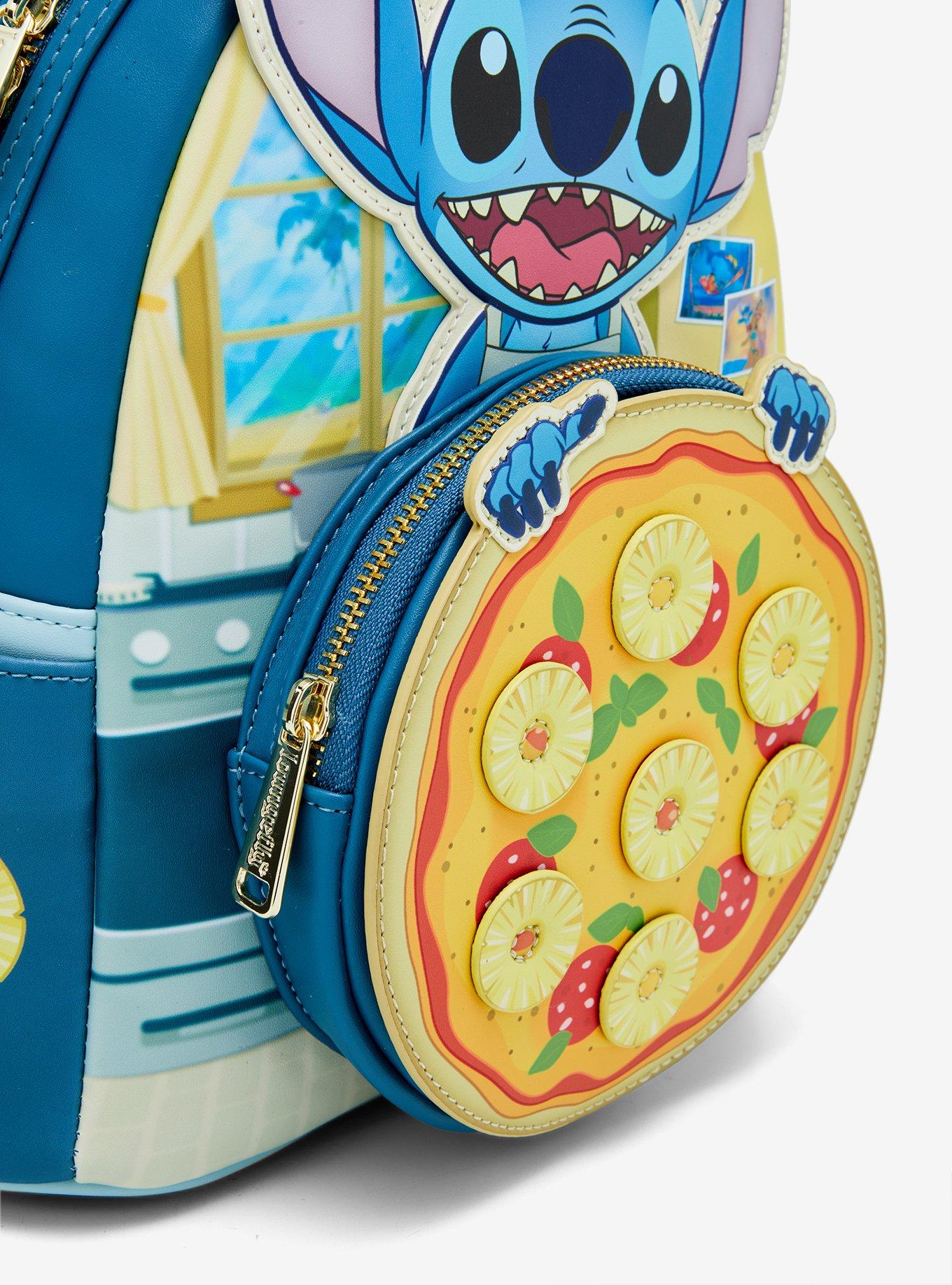 Loungefly Disney Lilo & Stitch Pineapple Pizza Scented Mini Backpack — BoxLunch Exclusive, , alternate