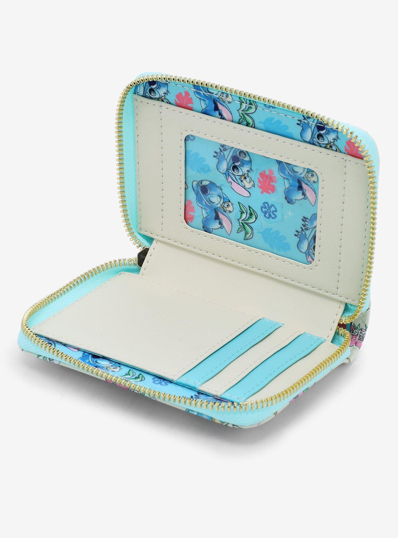 Loungefly Disney Lilo & Stitch Ducklings Beach Zip Wallet - BoxLunch Exclusive