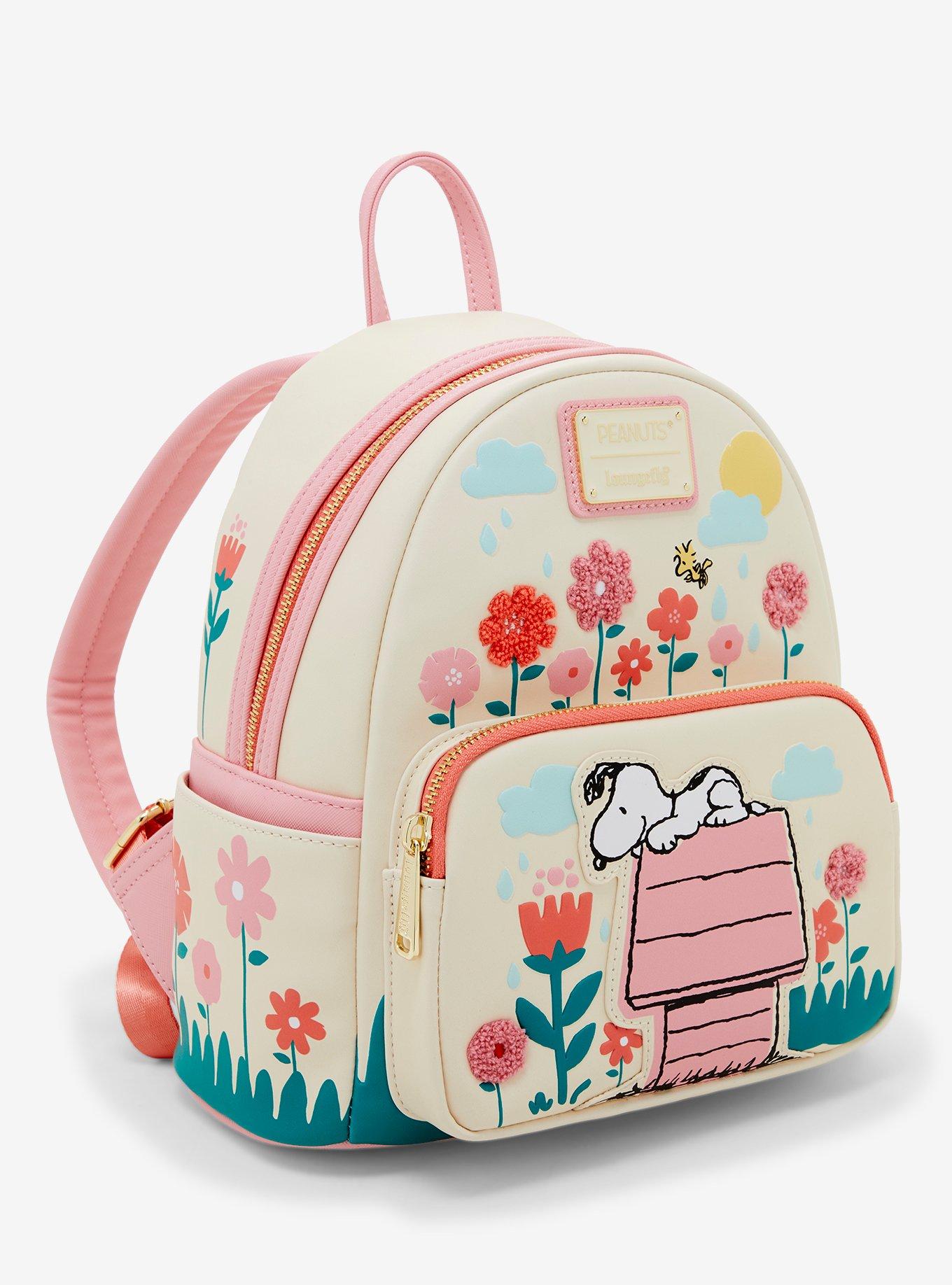 Loungefly Peanuts Snoopy Doghouse Floral Mini Backpack — BoxLunch Exclusive