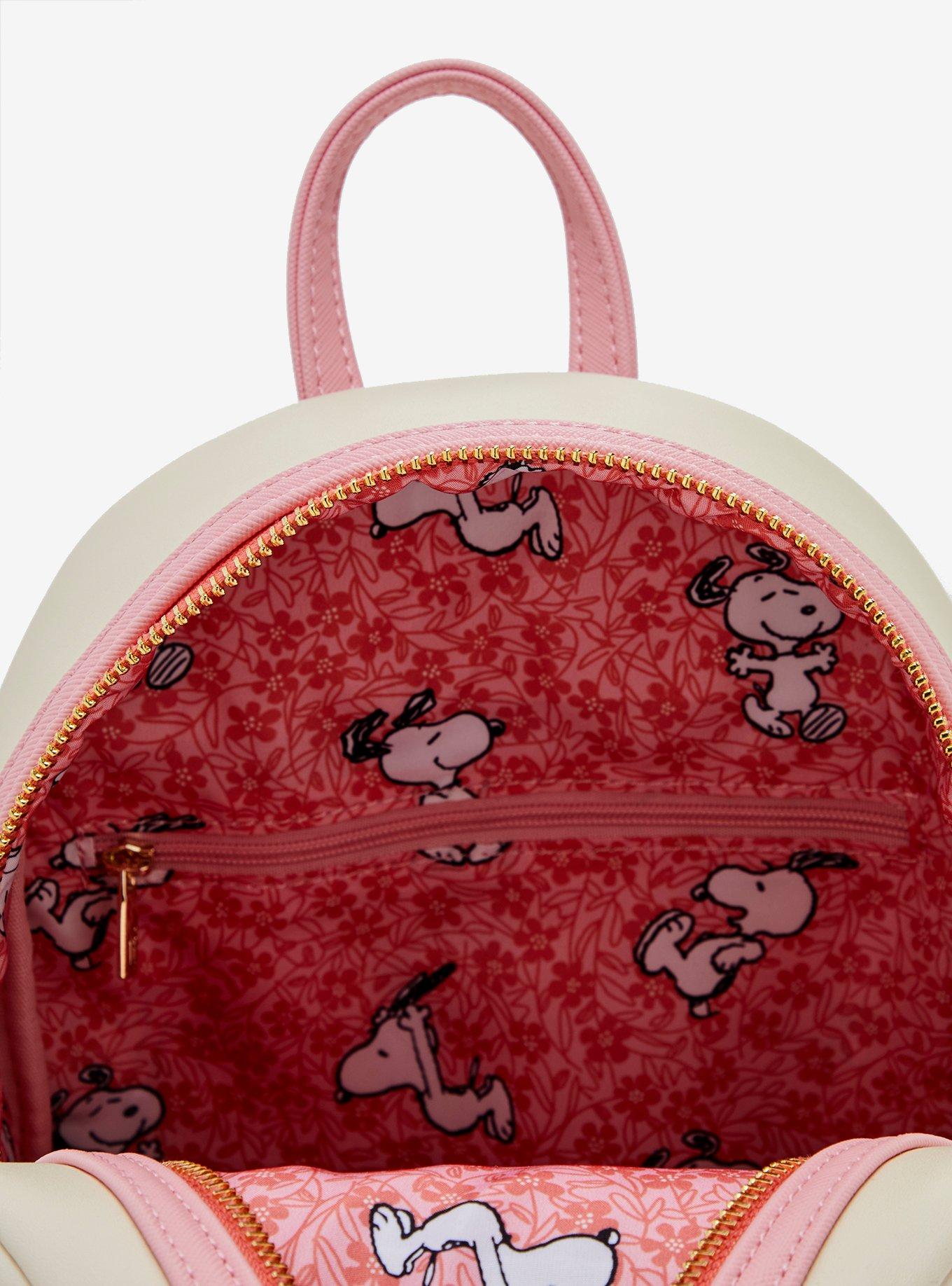 Loungefly Peanuts Snoopy Doghouse Floral Mini Backpack — BoxLunch Exclusive, , alternate