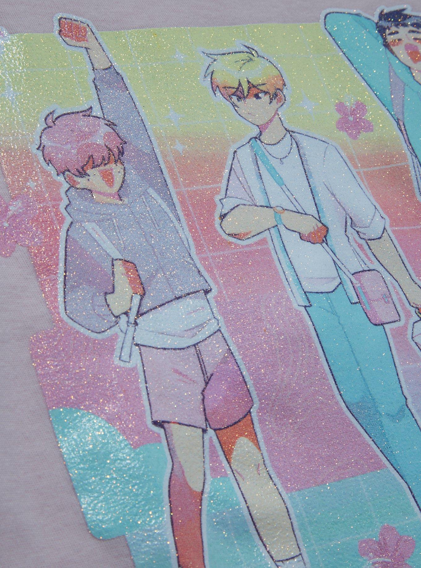 Boyfriends Glitter Group T-Shirt, , hi-res