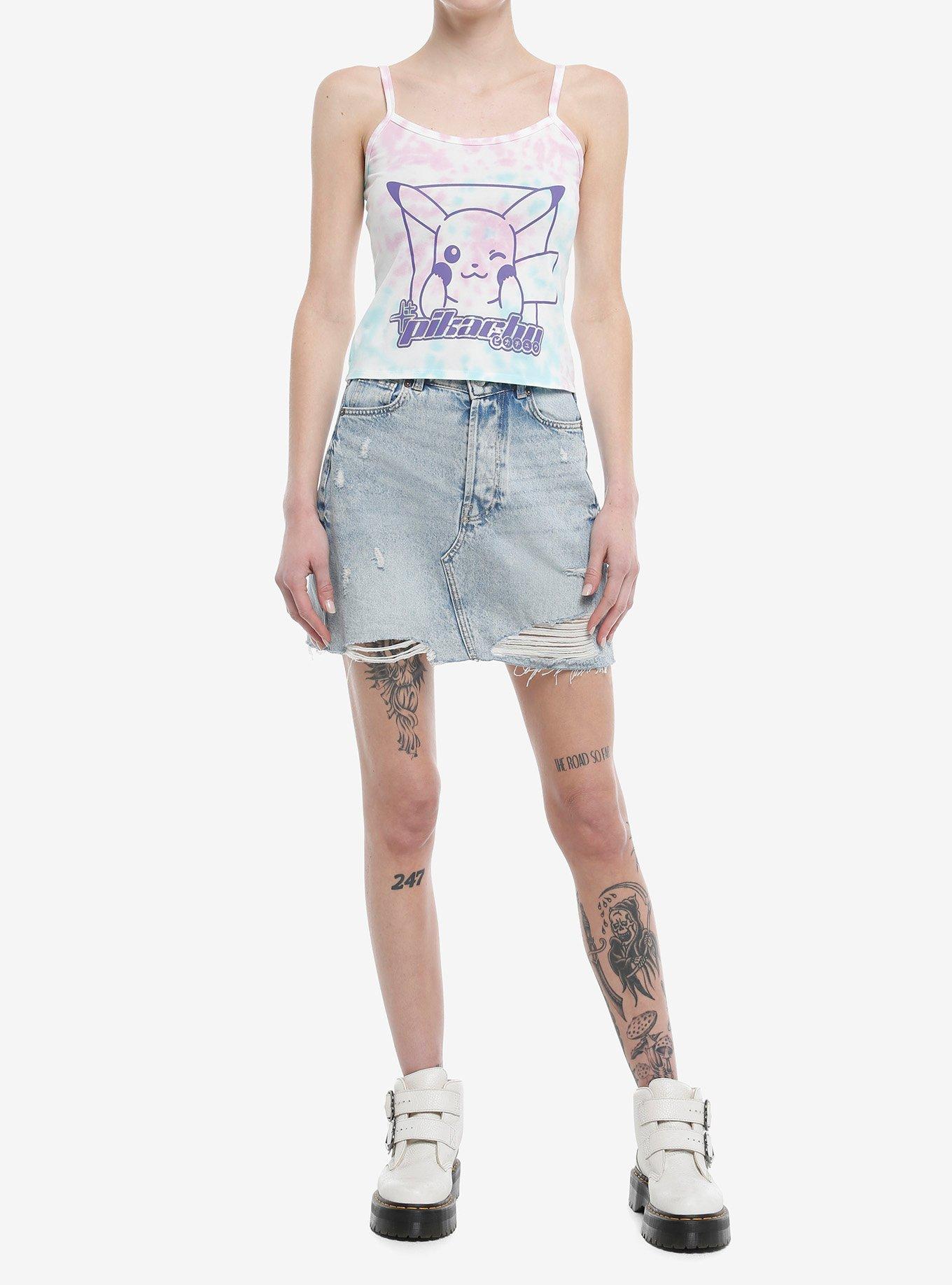 Pokemon Pikachu Pastel Tie-Dye Girls Cami, , hi-res