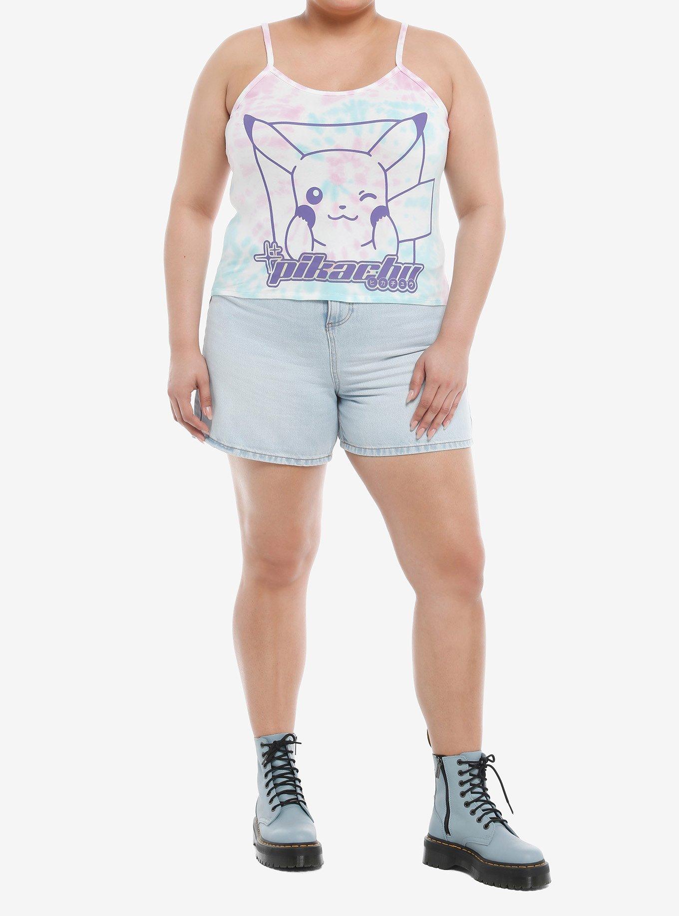 Pokemon Pikachu Pastel Tie-Dye Girls Cami Plus Size, , hi-res