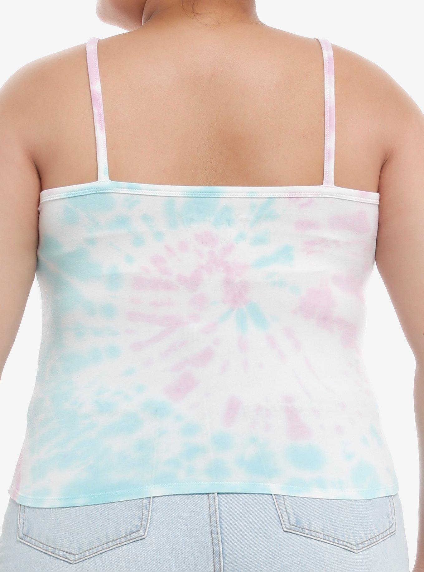 Pokemon Pikachu Pastel Tie-Dye Girls Cami Plus Size, MULTI, alternate