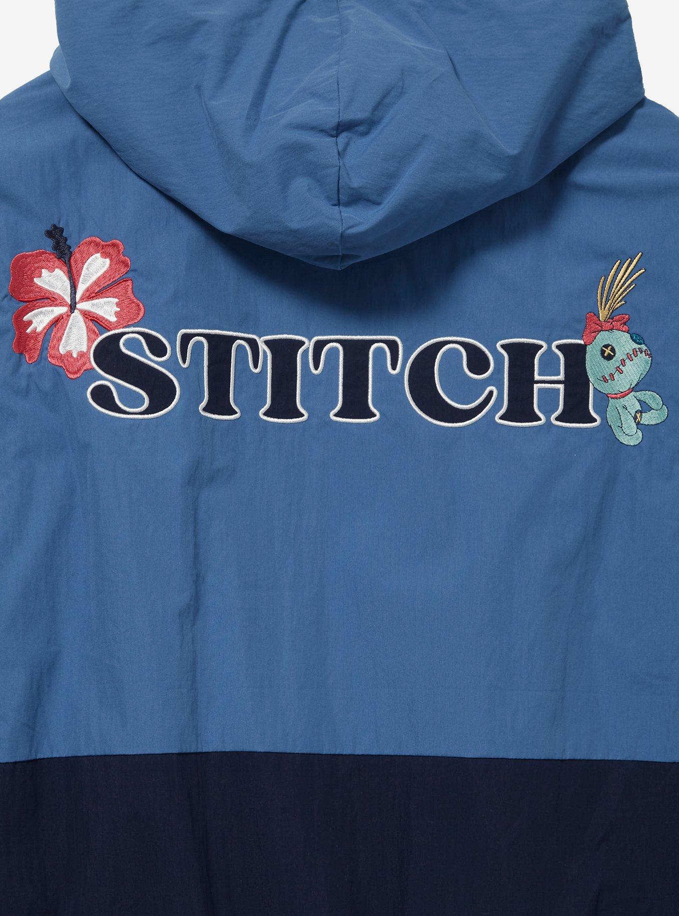 Disney Lilo and Stitch Color Block Windbreaker Jacket - BoxLunch Exclusive, MULTI, alternate