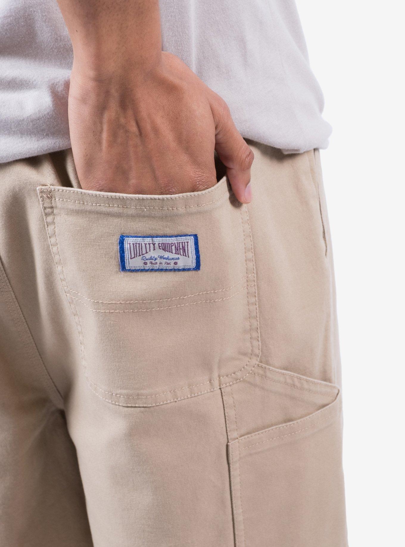 Canvas Carpenter 7" Inseam Short Khaki, KHAKI, alternate