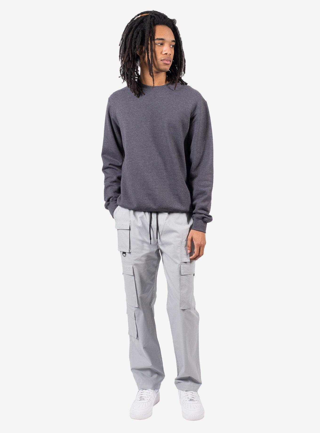 Poplin Multi Pocket Cargo Pant Grey, GREY, alternate