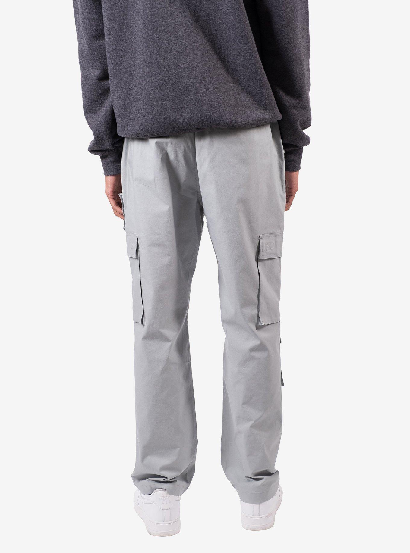 Poplin Multi Pocket Cargo Pant Grey, GREY, alternate