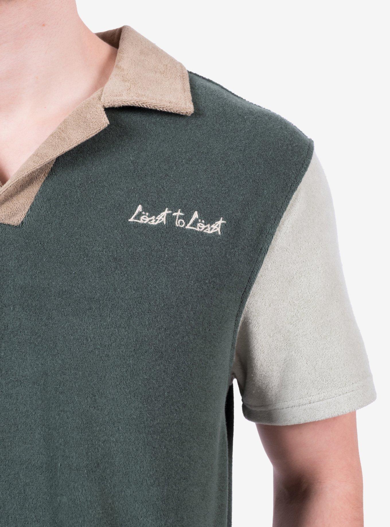 Coast To Coast Terry Cloth Short Sleeve Polo, HUNTER GREEN, alternate
