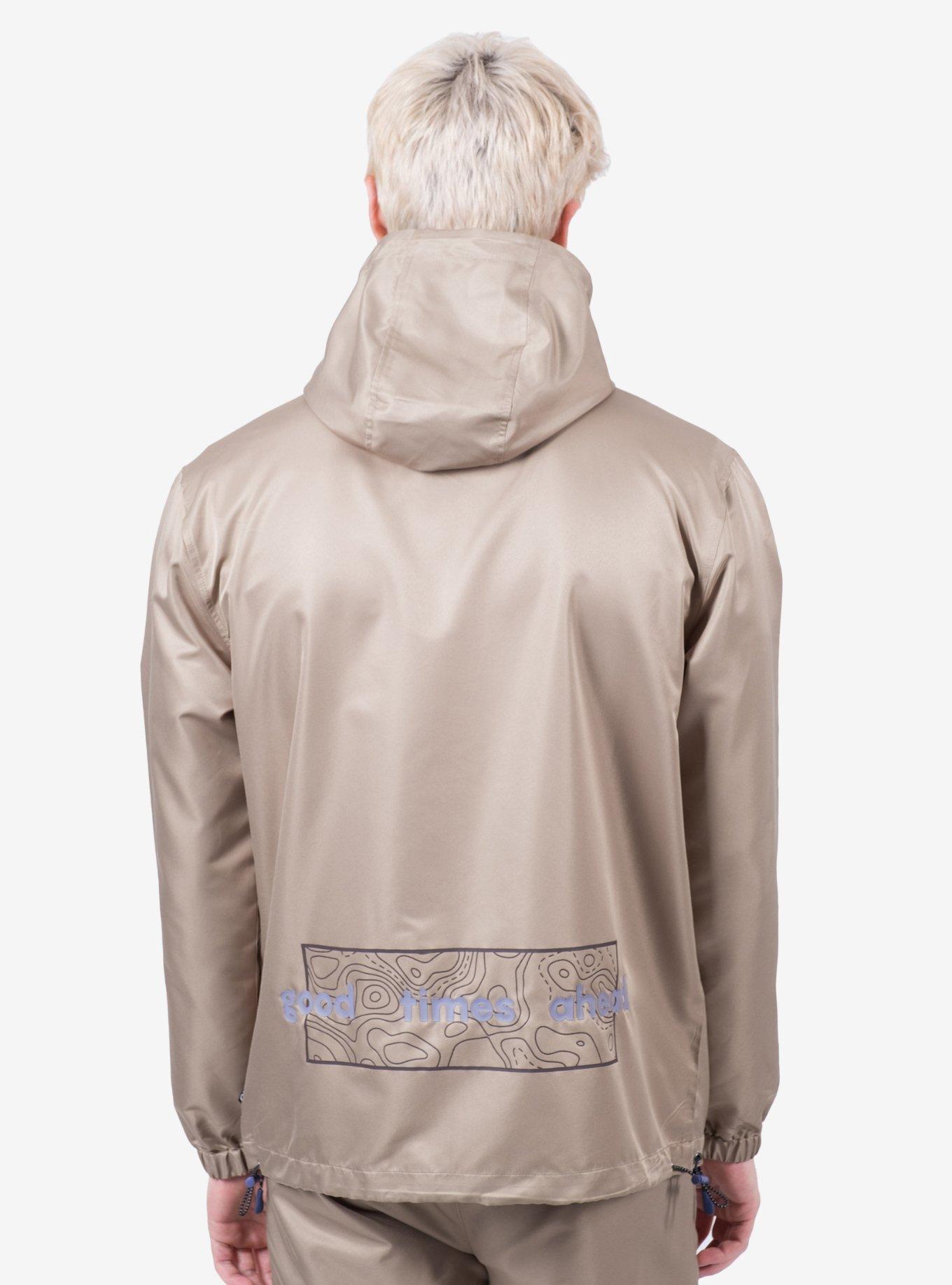 Good Times Ahead Nylon Jacket, GREY, alternate