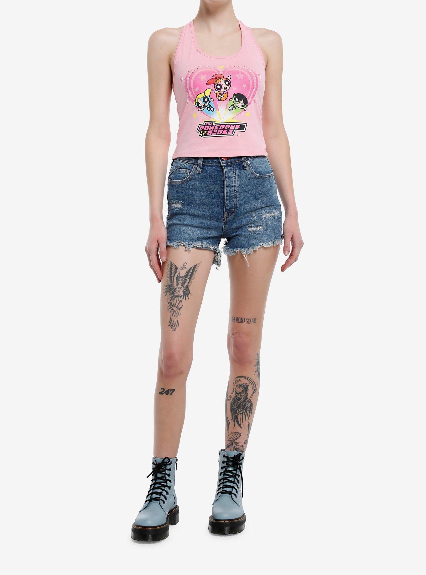 The Powerpuff Girls Rhinestone Halter Top, , hi-res